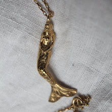 Load image into Gallery viewer, Gold Mermaid Necklace