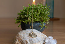 Load image into Gallery viewer, hand made gold plated aztec coin style necklace